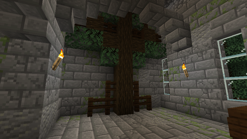 Inside the Norse Village church.