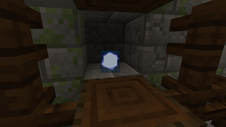 The Tesseract in its hiding spot.